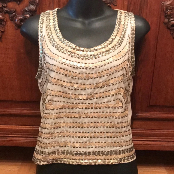 Francesca’s Quinn beaded crop top cami - Picture 5 of 8